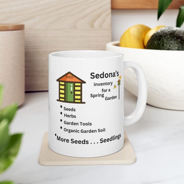 Personalized Inventory for a Spring Garden Ceramic Mug