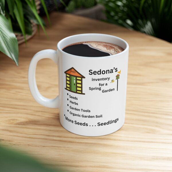 Personalized Inventory for a Spring Garden Ceramic Mug