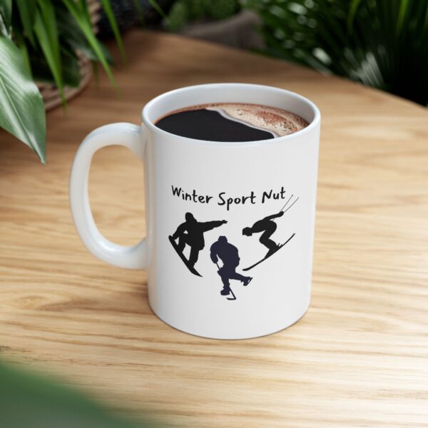 Winter Sport Nut Ceramic Mug