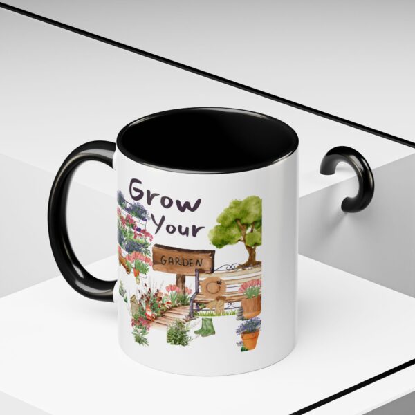Grow Your Garden Accent Coffee Mug