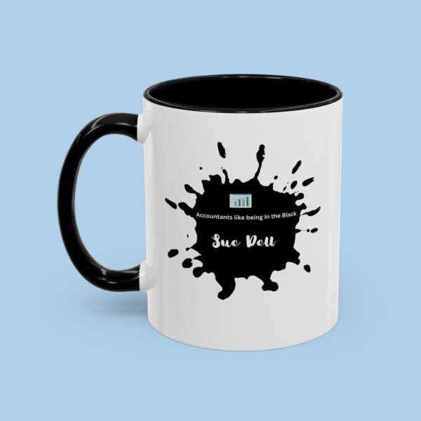 Accountants Like Being in the Black Accent Coffee Mug