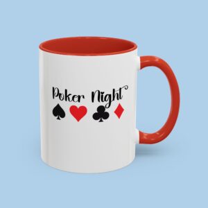 Poker Night Accent Coffee Mug