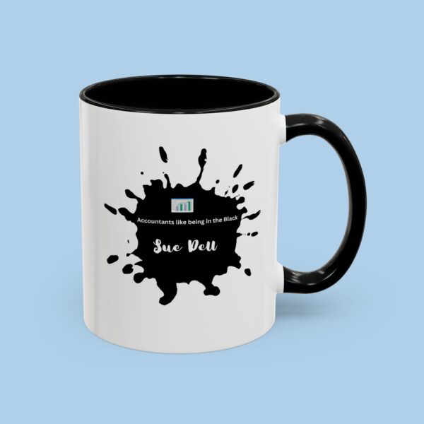 Accountants Like Being in the Black Accent Coffee Mug