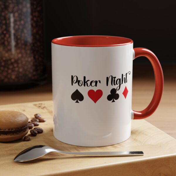 Poker Night Accent Coffee Mug