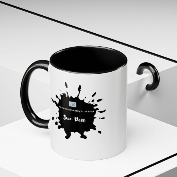 Accountants Like Being in the Black Accent Coffee Mug