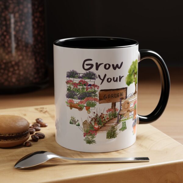 Grow Your Garden Accent Coffee Mug