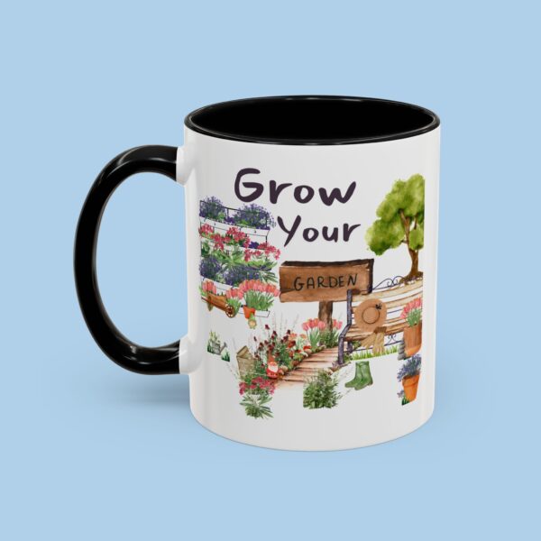 Grow Your Garden Accent Coffee Mug