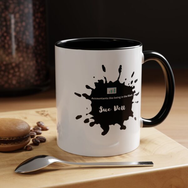 Accountants Like Being in the Black Accent Coffee Mug