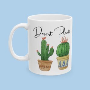 Desert Plants Ceramic Mug