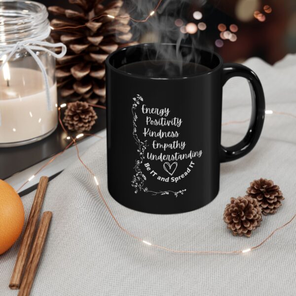 Be It Spread It Black Mug