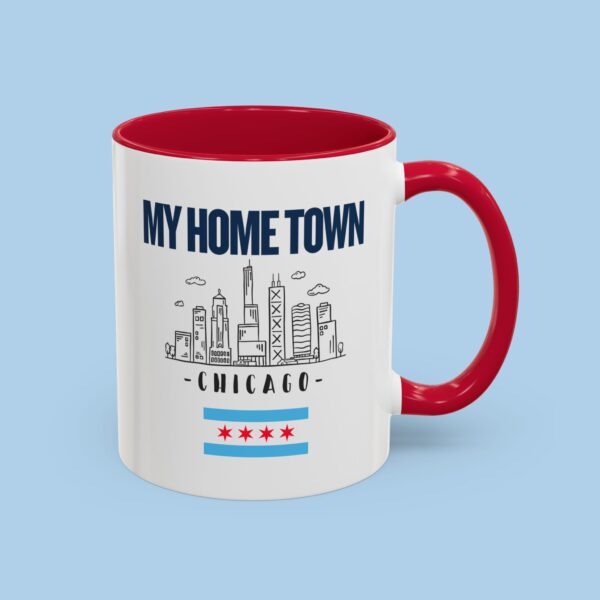 My Home Town Chicago Colorful Mugs, gifts for her, gifts for him, Cubs, Lakefront