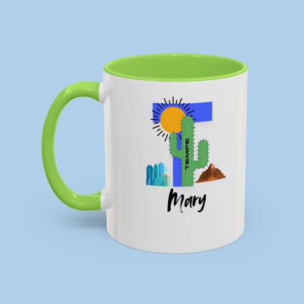 Personalized Tempe, Arizona Colorful Mugs, gifts for her, gifts for him, Southwestern