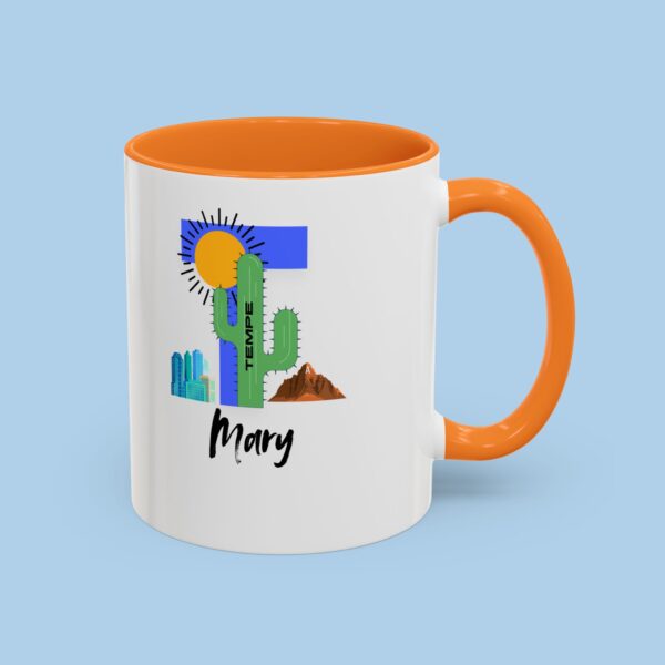 Personalized Tempe, Arizona Colorful Mugs, gifts for her, gifts for him, Southwestern