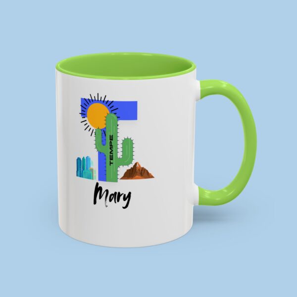 Personalized Tempe, Arizona Colorful Mugs, gifts for her, gifts for him, Southwestern