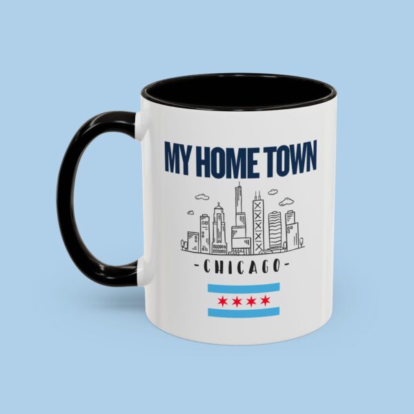My Home Town Chicago Colorful Mugs, gifts for her, gifts for him, Cubs, Lakefront