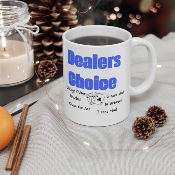 Dealers Choice for Poker Night Ceramic Mug