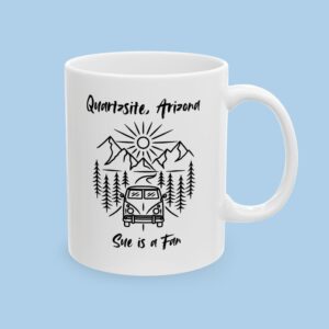 Personalized Quartzsite, Arizona Ceramic Mug