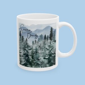 Serene Beauty Ceramic Mug