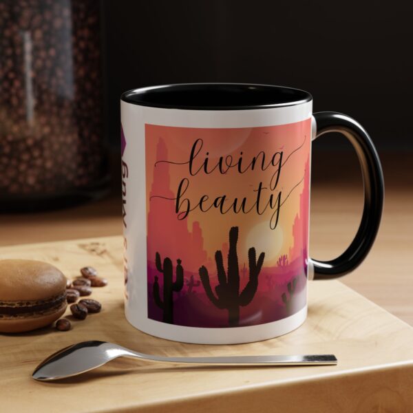 Personalized Living Beauty Accent Coffee Mug