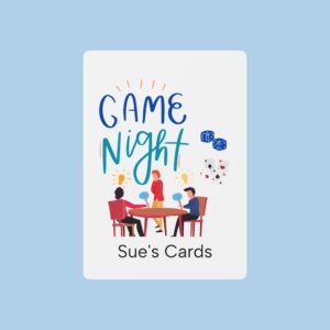Game Night Poker Playing Cards