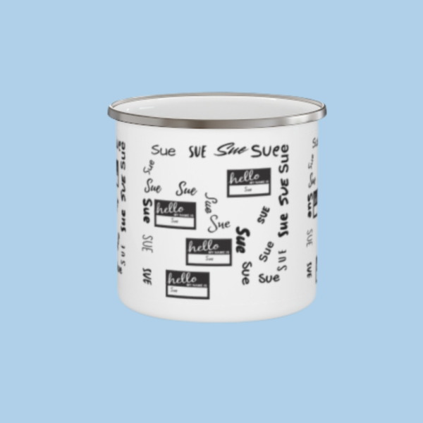 Personalized Camping Mug Enamel Camping Mug