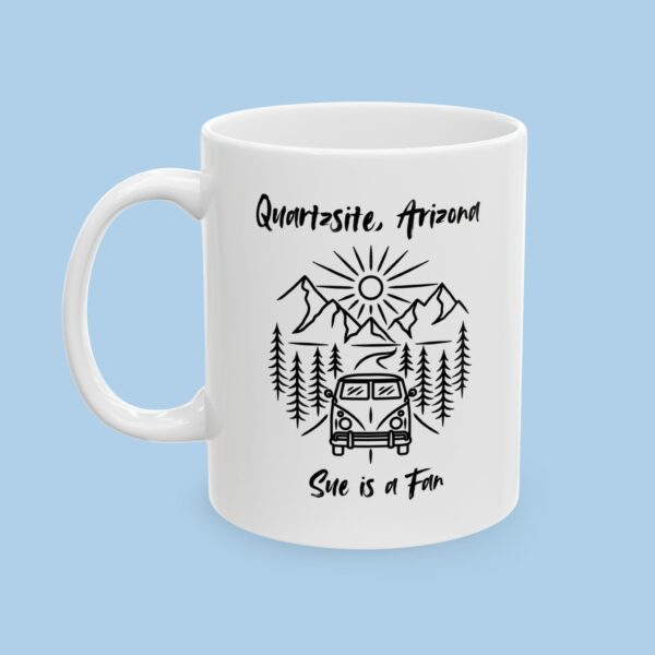 Personalized Quartzsite, Arizona Ceramic Mug