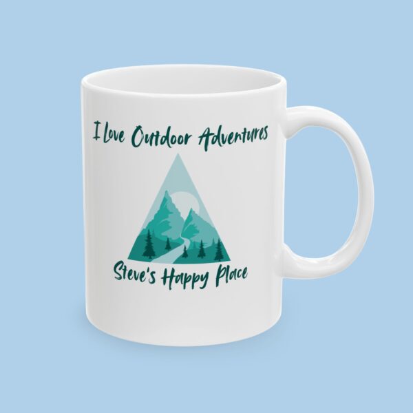 Personalized I Love Outdoor Adventures Ceramic Mug