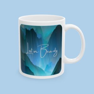 Personalized Lost in Beauty Ceramic Mug