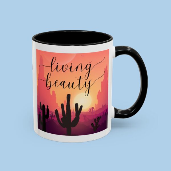 Personalized Living Beauty Accent Coffee Mug