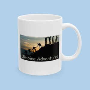 Climbing Adventures Ceramic Mug