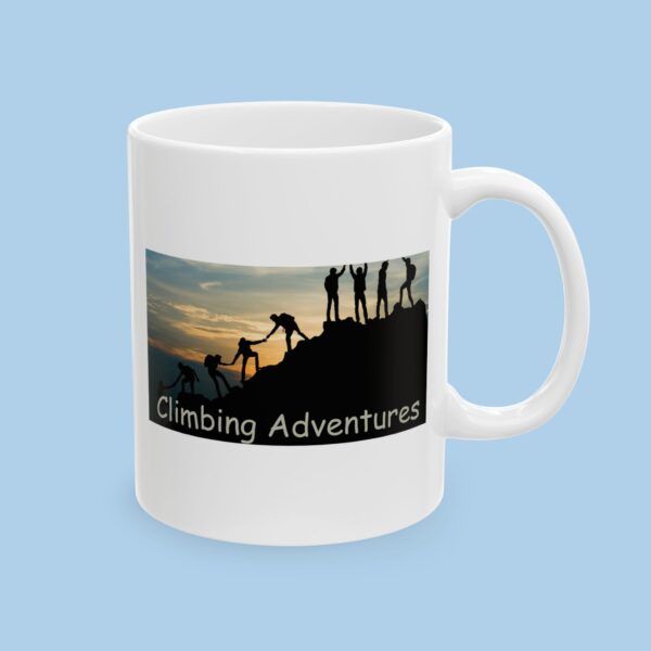 Climbing Adventures Ceramic Mug