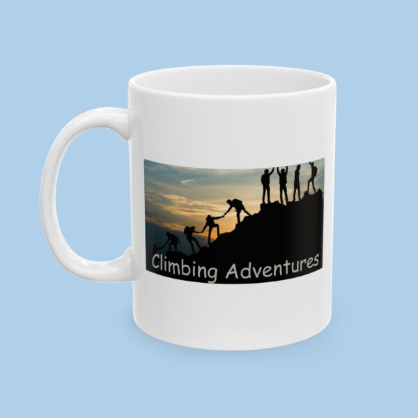 Climbing Adventures Ceramic Mug