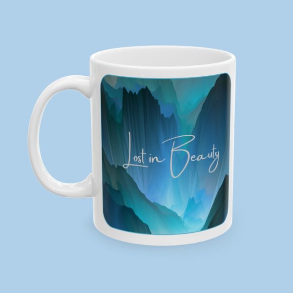 Personalized Lost in Beauty Ceramic Mug