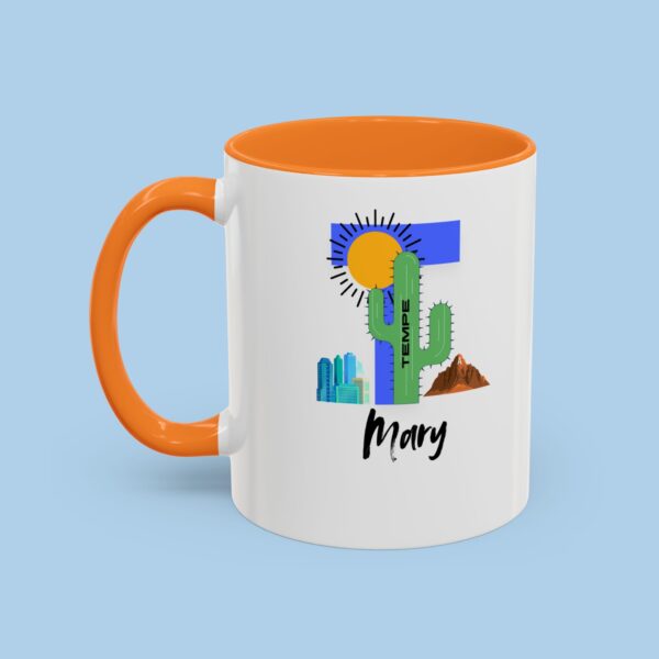 Personalized Tempe, Arizona Colorful Mugs, gifts for her, gifts for him, Southwestern