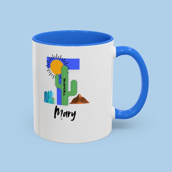 Personalized Tempe, Arizona Colorful Mugs, gifts for her, gifts for him, Southwestern