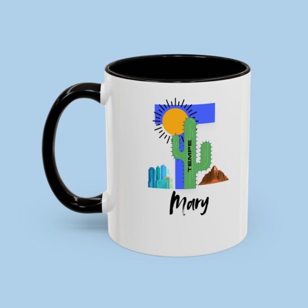 Personalized Tempe, Arizona Colorful Mugs, gifts for her, gifts for him, Southwestern