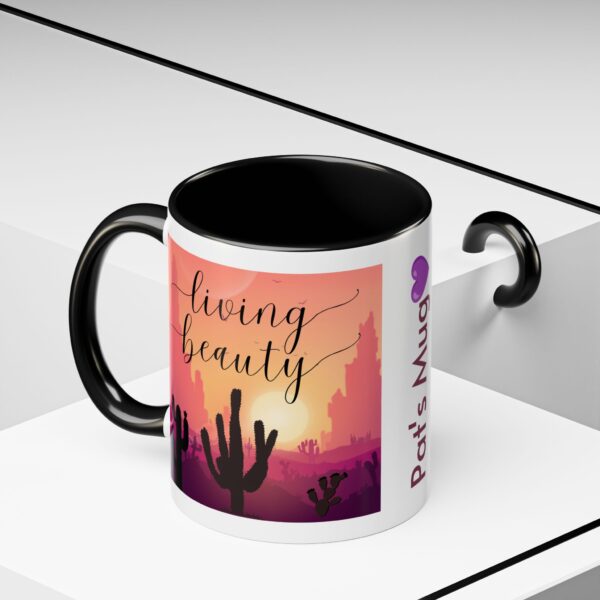 Personalized Living Beauty Accent Coffee Mug